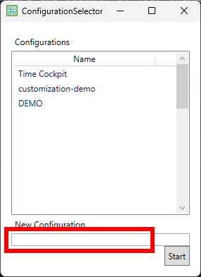 Configuration Selector