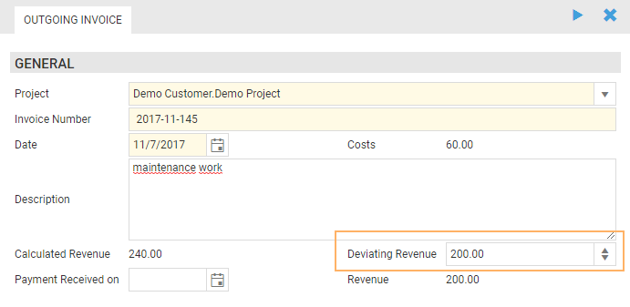 Outgoing Invoice