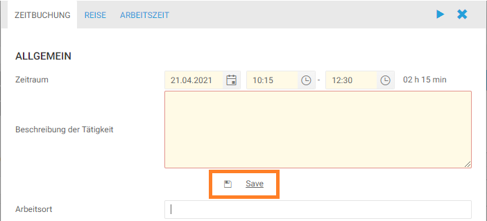 Save Button